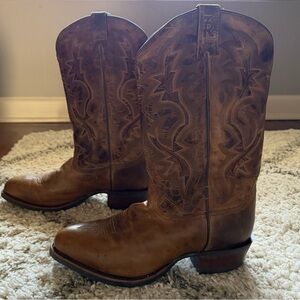 Men’s Tony Lama Leather Cowboy Boots